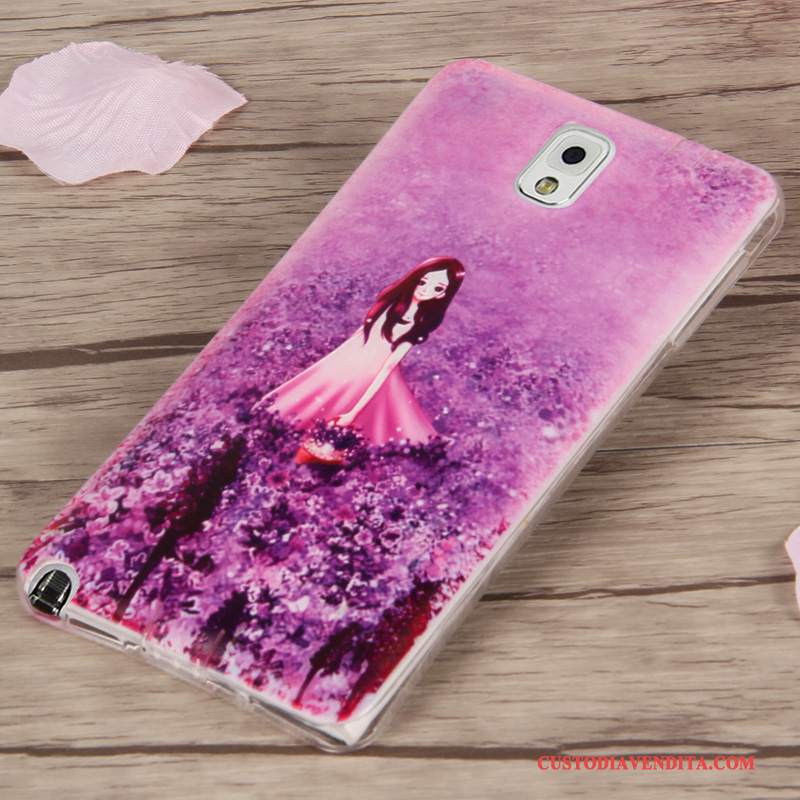 Custodia Samsung Galaxy Note 3 Silicone Tutto Incluso Tendenza, Cover Samsung Galaxy Note 3 Colore Sottili Anti-caduta