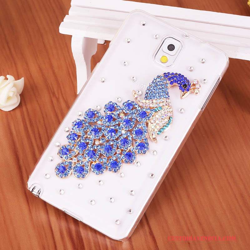 Custodia Samsung Galaxy Note 3 Strass Porporatelefono, Cover Samsung Galaxy Note 3 Protezione