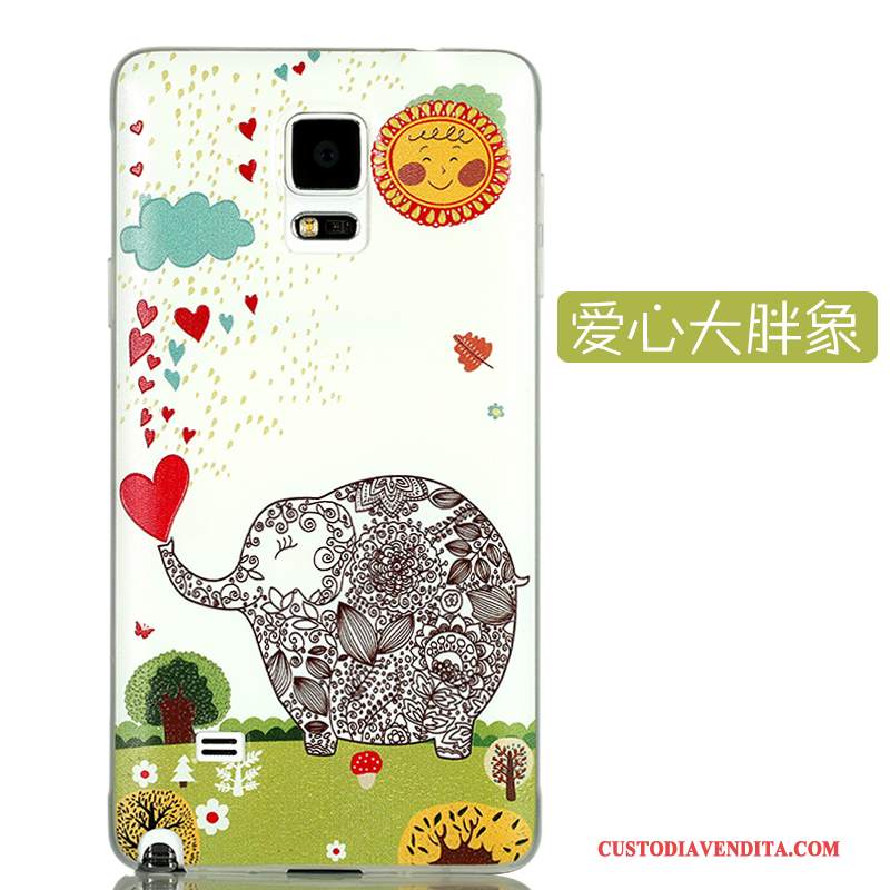 Custodia Samsung Galaxy Note 4 Cartone Animato Difficile Sottile, Cover Samsung Galaxy Note 4 Colore Coperchio Posterioretelefono