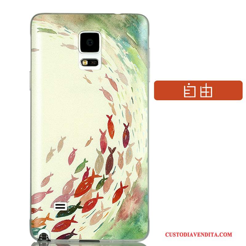 Custodia Samsung Galaxy Note 4 Cartone Animato Difficile Sottile, Cover Samsung Galaxy Note 4 Colore Coperchio Posterioretelefono