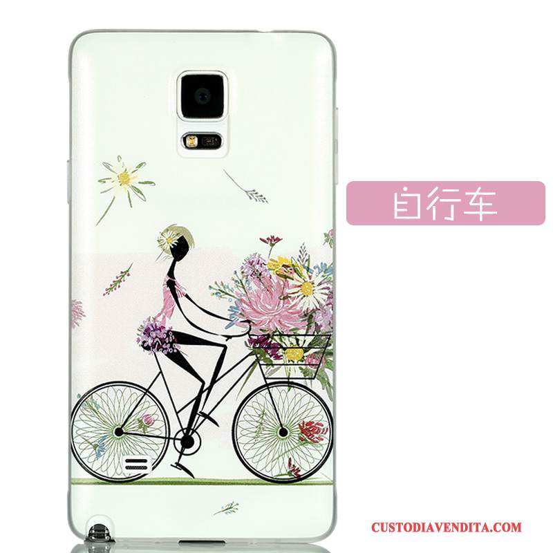 Custodia Samsung Galaxy Note 4 Cartone Animato Difficile Sottile, Cover Samsung Galaxy Note 4 Colore Coperchio Posterioretelefono