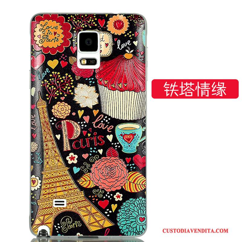 Custodia Samsung Galaxy Note 4 Cartone Animato Difficile Sottile, Cover Samsung Galaxy Note 4 Colore Coperchio Posterioretelefono