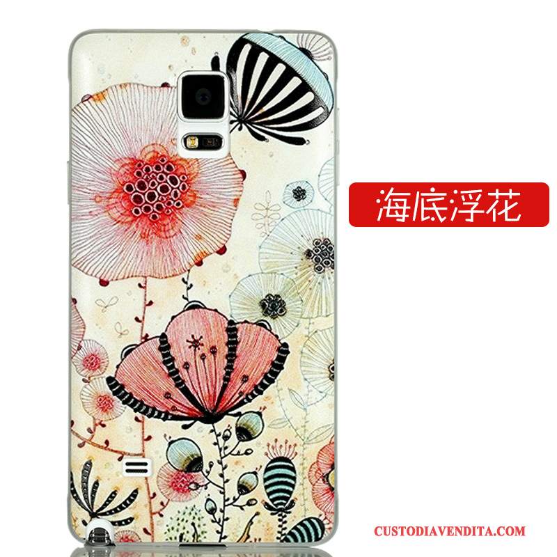 Custodia Samsung Galaxy Note 4 Cartone Animato Difficile Sottile, Cover Samsung Galaxy Note 4 Colore Coperchio Posterioretelefono