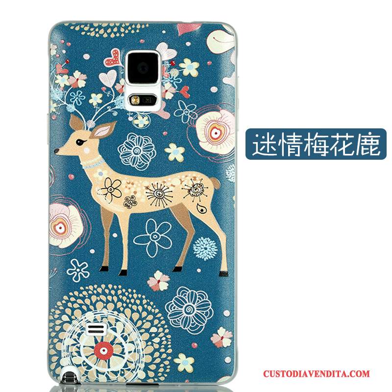 Custodia Samsung Galaxy Note 4 Cartone Animato Difficile Sottile, Cover Samsung Galaxy Note 4 Colore Coperchio Posterioretelefono