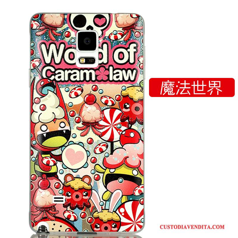 Custodia Samsung Galaxy Note 4 Cartone Animato Difficile Sottile, Cover Samsung Galaxy Note 4 Colore Coperchio Posterioretelefono