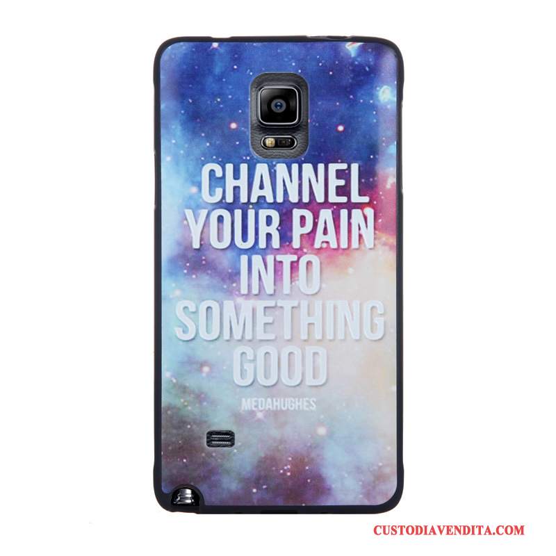 Custodia Samsung Galaxy Note 4 Colore Morbidotelefono, Cover Samsung Galaxy Note 4 Protezione Pellicola Protettiva Tempra