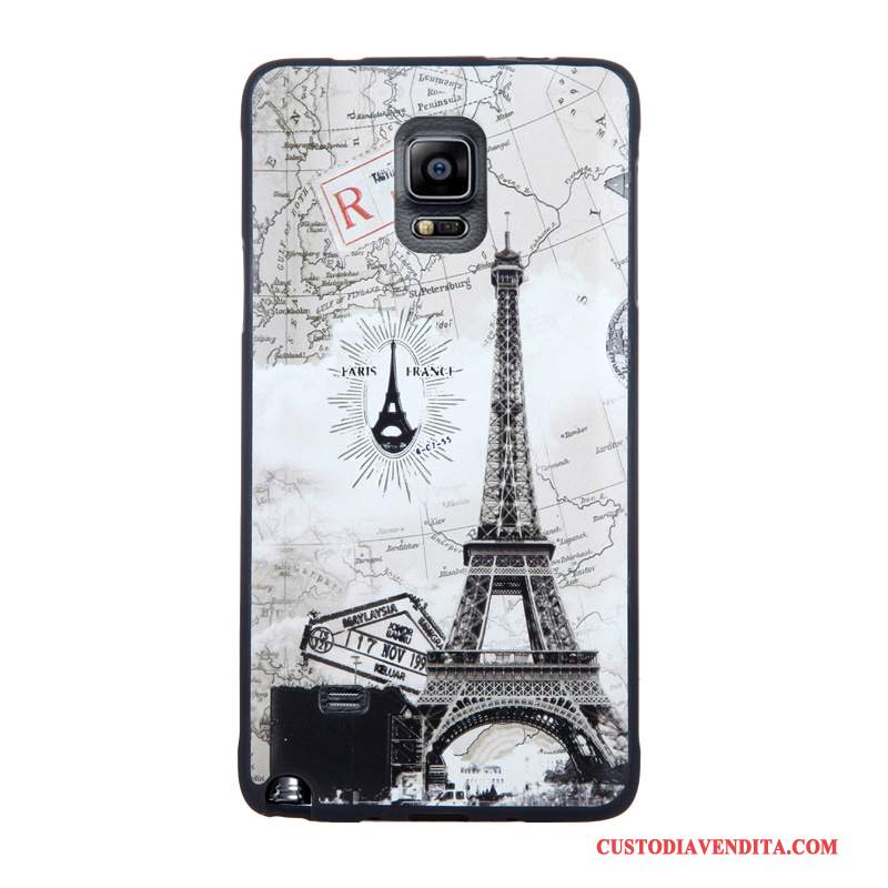 Custodia Samsung Galaxy Note 4 Colore Morbidotelefono, Cover Samsung Galaxy Note 4 Protezione Pellicola Protettiva Tempra