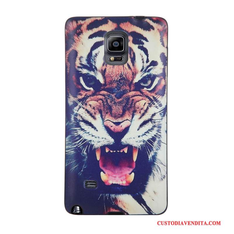 Custodia Samsung Galaxy Note 4 Colore Morbidotelefono, Cover Samsung Galaxy Note 4 Protezione Pellicola Protettiva Tempra