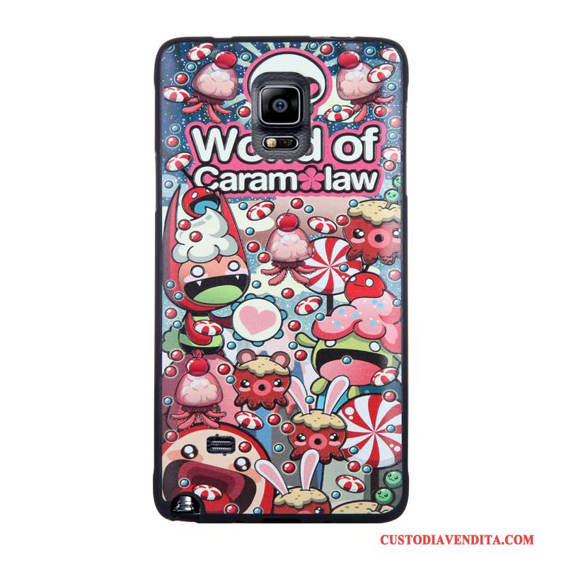 Custodia Samsung Galaxy Note 4 Colore Morbidotelefono, Cover Samsung Galaxy Note 4 Protezione Pellicola Protettiva Tempra