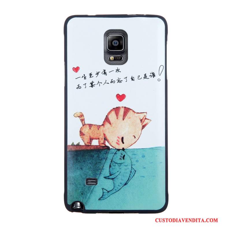 Custodia Samsung Galaxy Note 4 Colore Morbidotelefono, Cover Samsung Galaxy Note 4 Protezione Pellicola Protettiva Tempra