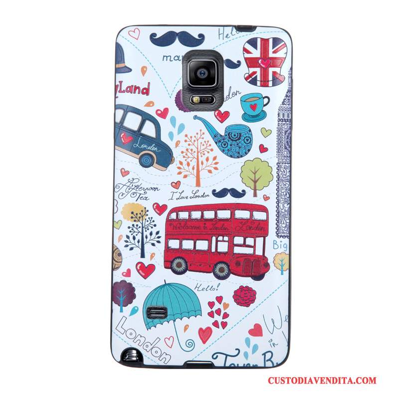 Custodia Samsung Galaxy Note 4 Colore Morbidotelefono, Cover Samsung Galaxy Note 4 Protezione Pellicola Protettiva Tempra