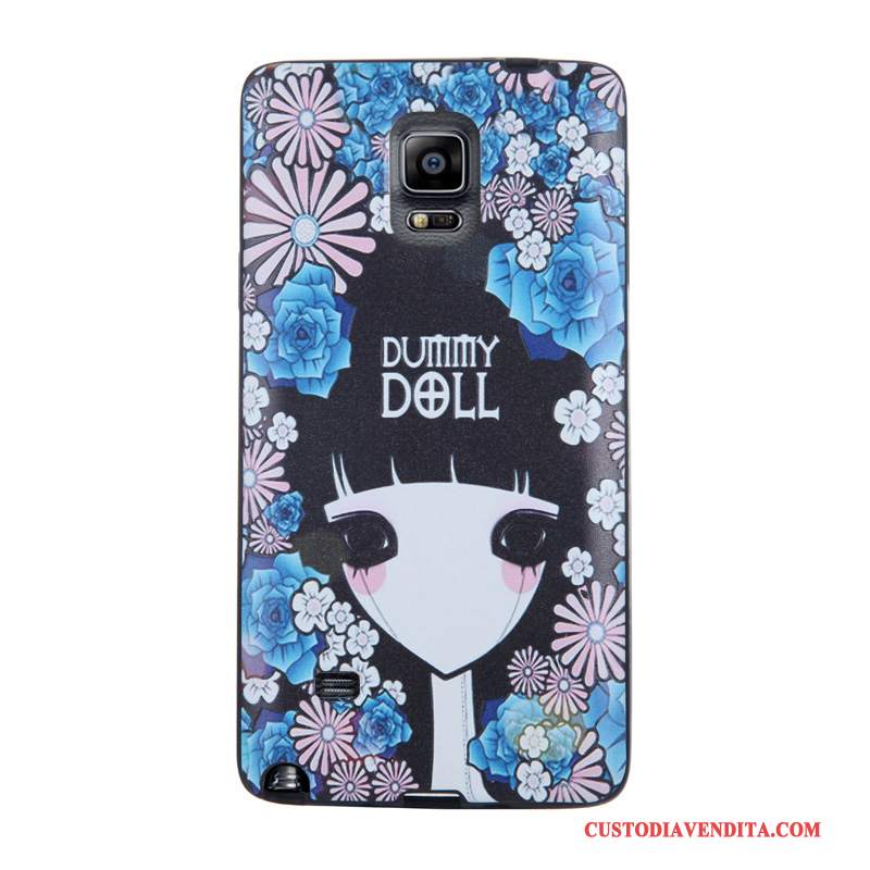 Custodia Samsung Galaxy Note 4 Colore Morbidotelefono, Cover Samsung Galaxy Note 4 Protezione Pellicola Protettiva Tempra