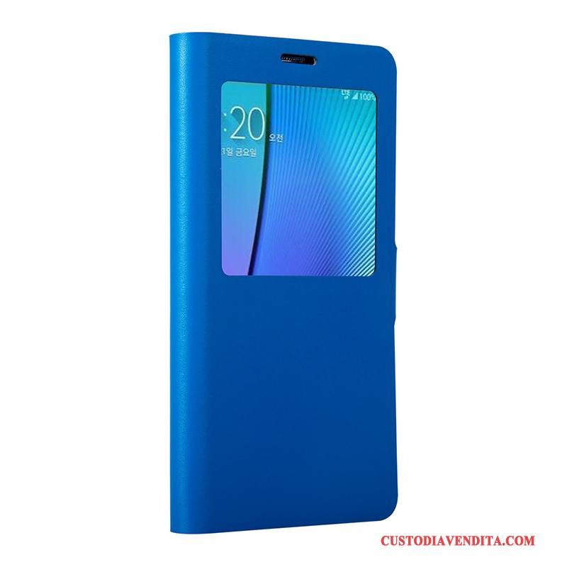 Custodia Samsung Galaxy Note 4 Folio Blutelefono, Cover Samsung Galaxy Note 4 Pelle