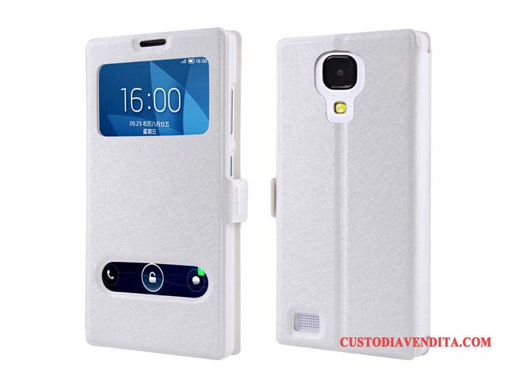 Custodia Samsung Galaxy Note 4 Folio Telefono Porpora, Cover Samsung Galaxy Note 4 Pelle Finestra Aperta