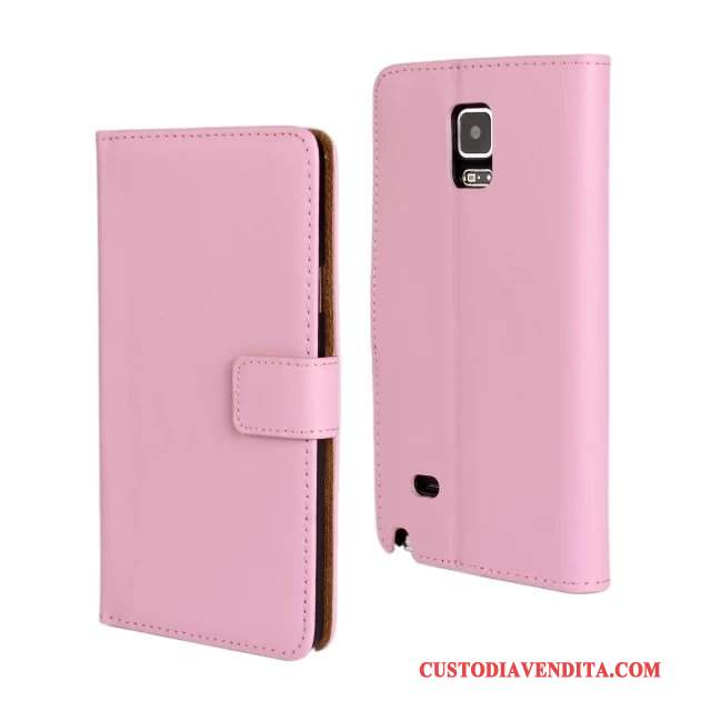 Custodia Samsung Galaxy Note 4 Pelle Porporatelefono, Cover Samsung Galaxy Note 4 Portafoglio Di Personalità Supporto