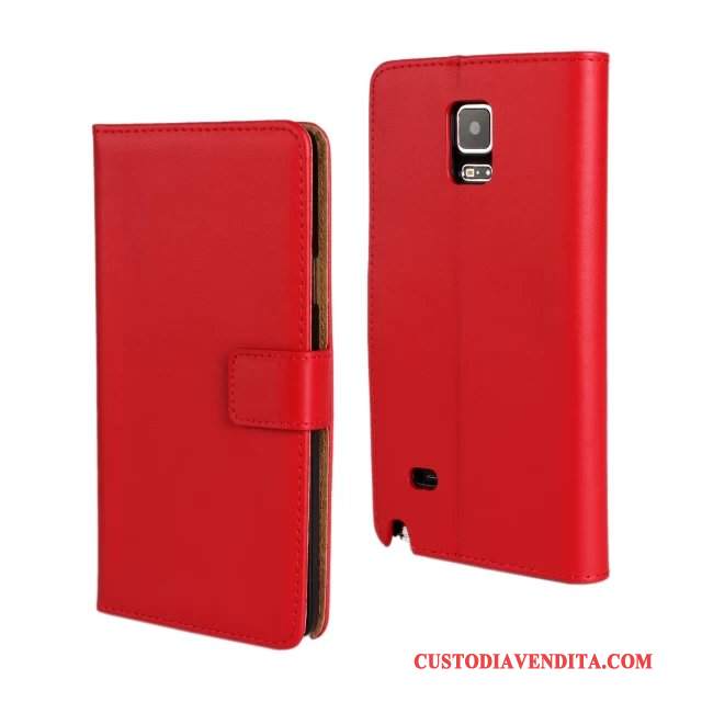 Custodia Samsung Galaxy Note 4 Pelle Porporatelefono, Cover Samsung Galaxy Note 4 Portafoglio Di Personalità Supporto