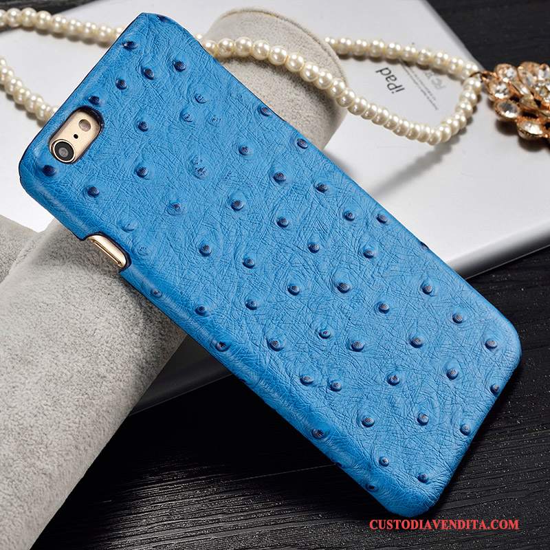 Custodia Samsung Galaxy Note 4 Pelle Sottile Tendenza, Cover Samsung Galaxy Note 4 Protezione Difficile Blu