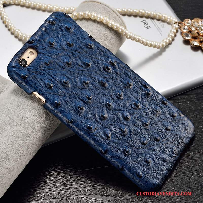 Custodia Samsung Galaxy Note 4 Pelle Sottile Tendenza, Cover Samsung Galaxy Note 4 Protezione Difficile Blu