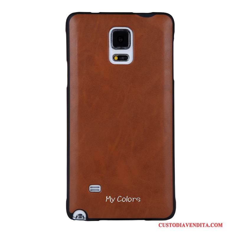 Custodia Samsung Galaxy Note 4 Pelle Telefono Rosso, Cover Samsung Galaxy Note 4 Protezione Morbido Affari