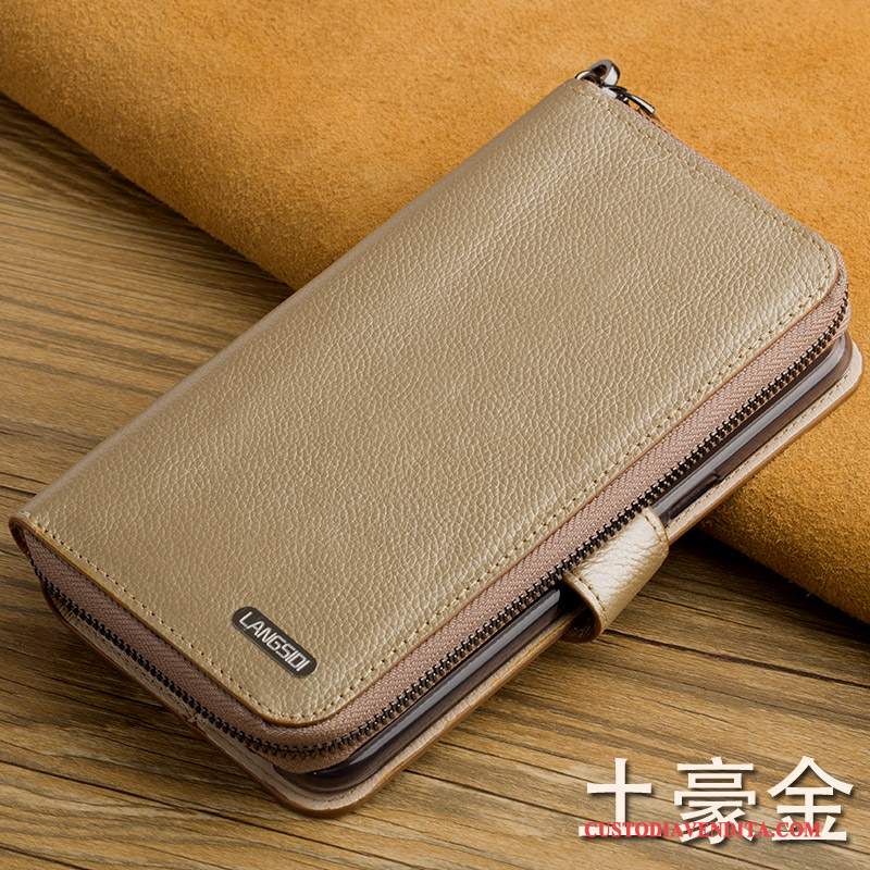 Custodia Samsung Galaxy Note 4 Portafoglio Arancione Anti-caduta, Cover Samsung Galaxy Note 4 Pelle Telefono Tutto Incluso