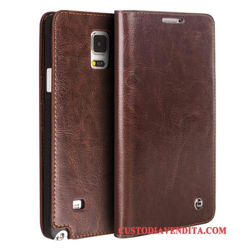 Custodia Samsung Galaxy Note 4 Protezione Rosso, Cover Samsung Galaxy Note 4 Pelle