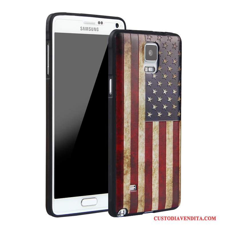 Custodia Samsung Galaxy Note 4 Silicone Anti-caduta Morbido, Cover Samsung Galaxy Note 4 Goffratura Tutto Incluso Tendenza