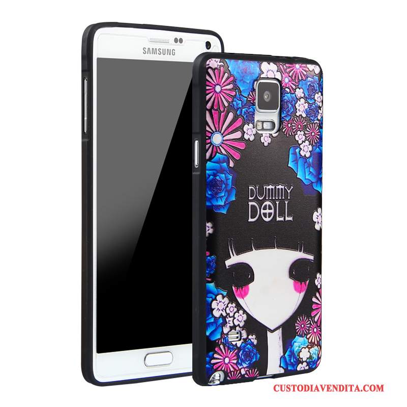 Custodia Samsung Galaxy Note 4 Silicone Anti-caduta Morbido, Cover Samsung Galaxy Note 4 Goffratura Tutto Incluso Tendenza