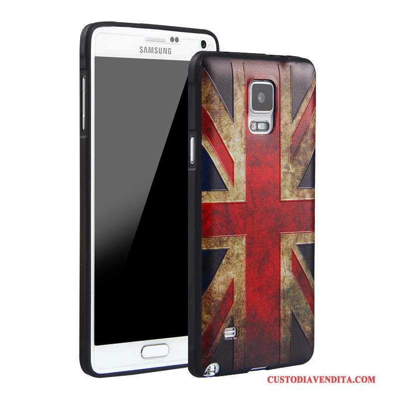 Custodia Samsung Galaxy Note 4 Silicone Anti-caduta Morbido, Cover Samsung Galaxy Note 4 Goffratura Tutto Incluso Tendenza