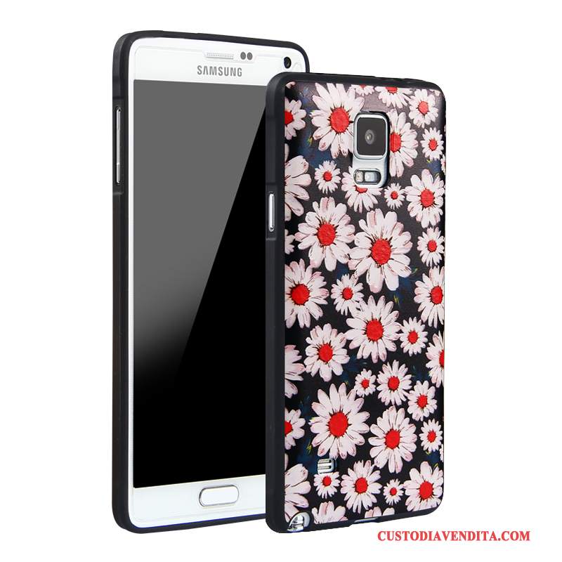 Custodia Samsung Galaxy Note 4 Silicone Anti-caduta Morbido, Cover Samsung Galaxy Note 4 Goffratura Tutto Incluso Tendenza