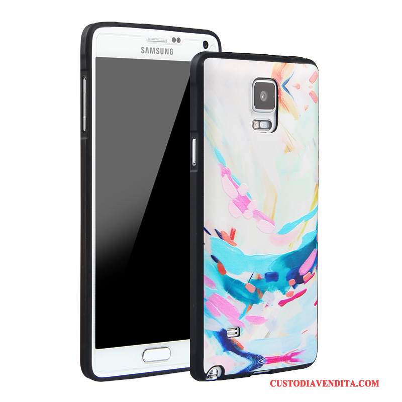 Custodia Samsung Galaxy Note 4 Silicone Anti-caduta Morbido, Cover Samsung Galaxy Note 4 Goffratura Tutto Incluso Tendenza