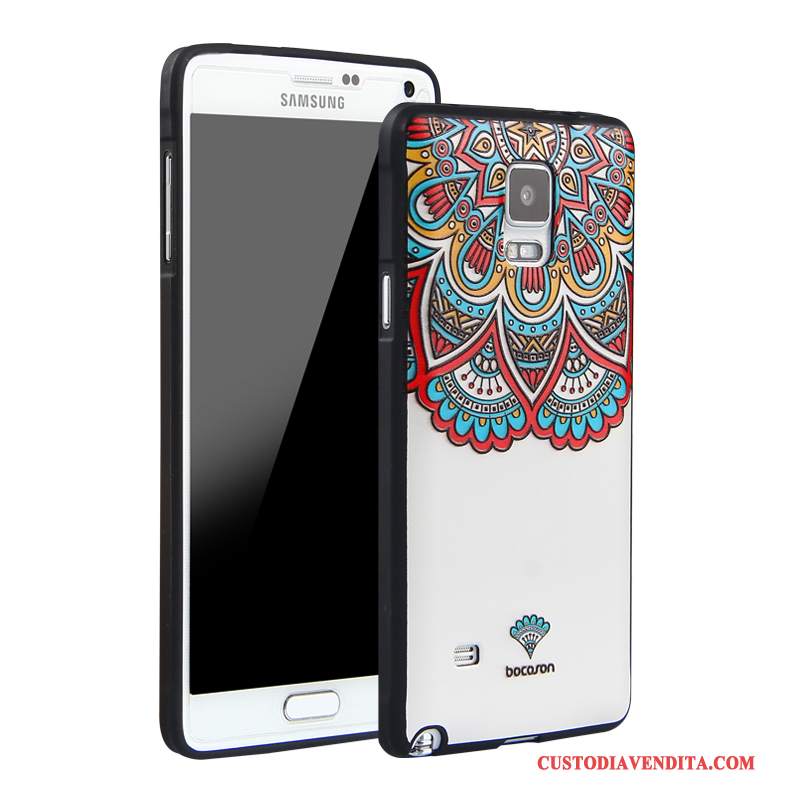 Custodia Samsung Galaxy Note 4 Silicone Anti-caduta Morbido, Cover Samsung Galaxy Note 4 Goffratura Tutto Incluso Tendenza