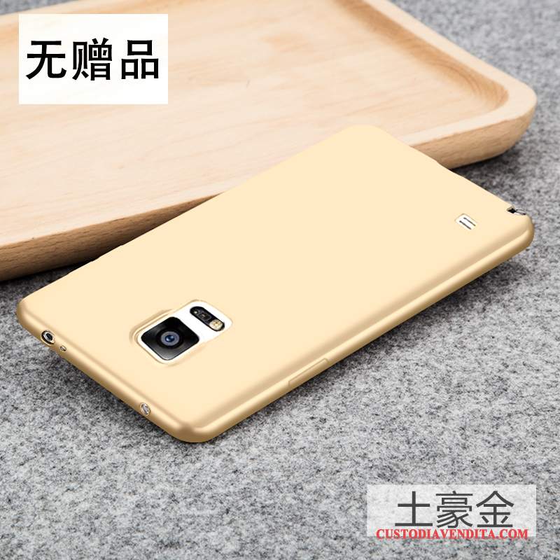 Custodia Samsung Galaxy Note 4 Silicone Tutto Incluso Morbido, Cover Samsung Galaxy Note 4 Protezione Nerotelefono