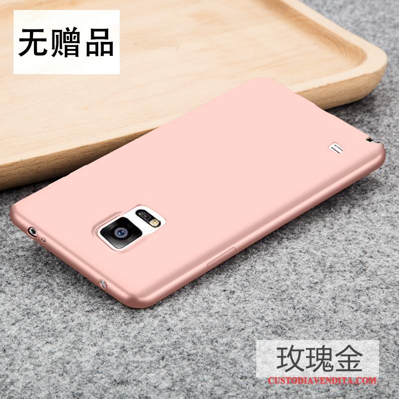 Custodia Samsung Galaxy Note 4 Silicone Tutto Incluso Morbido, Cover Samsung Galaxy Note 4 Protezione Nerotelefono