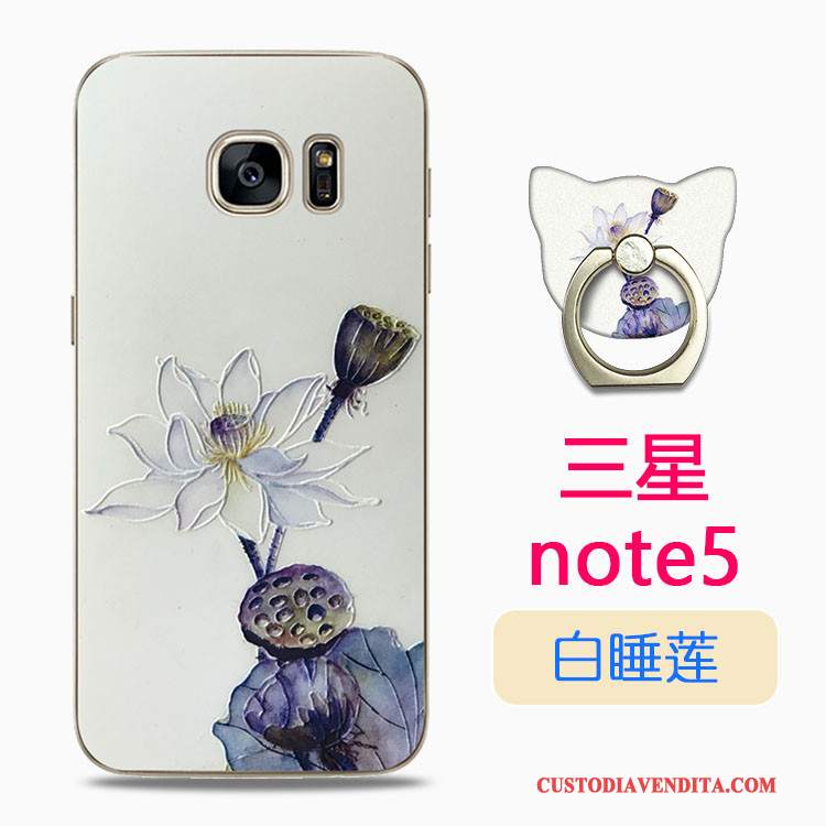 Custodia Samsung Galaxy Note 5 Cartone Animato Anti-cadutatelefono, Cover Samsung Galaxy Note 5 Colore Trasparente Morbido