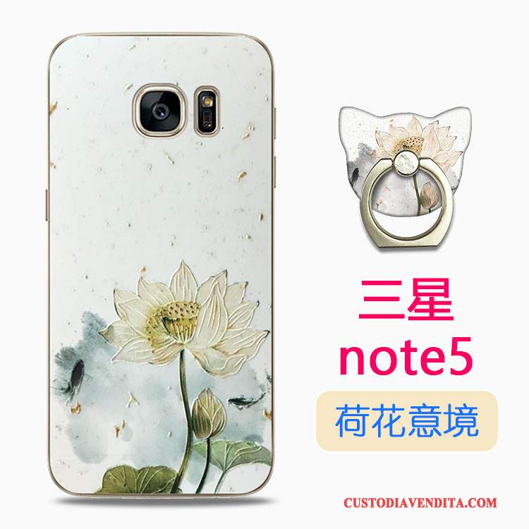 Custodia Samsung Galaxy Note 5 Cartone Animato Anti-cadutatelefono, Cover Samsung Galaxy Note 5 Colore Trasparente Morbido