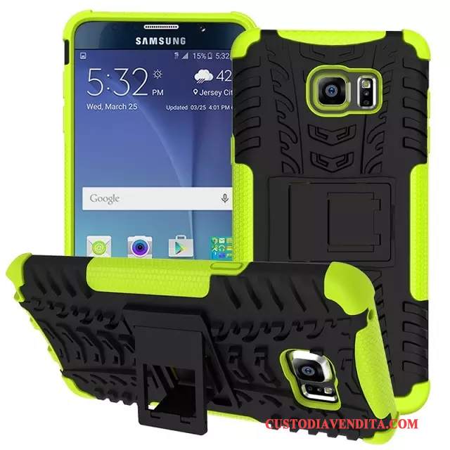 Custodia Samsung Galaxy Note 5 Cartone Animato Telefono Verde, Cover Samsung Galaxy Note 5 Silicone Supporto Tendenza