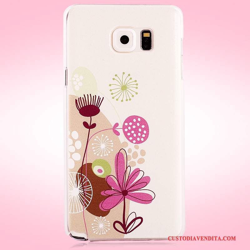 Custodia Samsung Galaxy Note 5 Colore Difficile Rosa, Cover Samsung Galaxy Note 5 Protezione