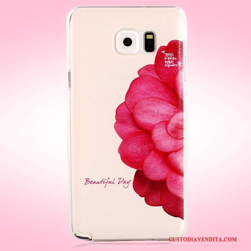 Custodia Samsung Galaxy Note 5 Colore Difficile Rosa, Cover Samsung Galaxy Note 5 Protezione