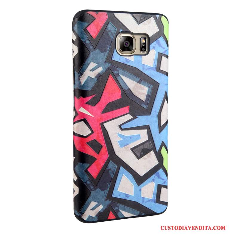 Custodia Samsung Galaxy Note 5 Colore Tendenzatelefono, Cover Samsung Galaxy Note 5 Cartone Animato Morbido Blu