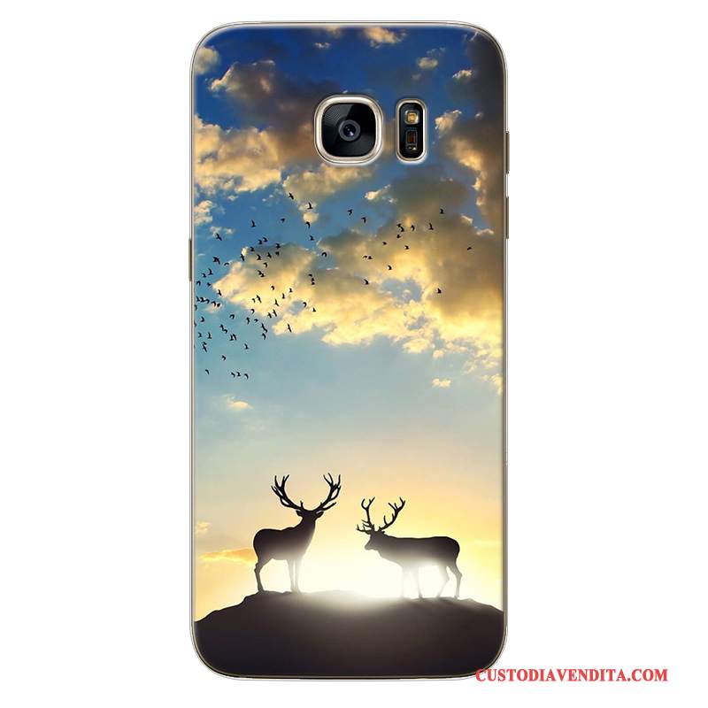 Custodia Samsung Galaxy Note 5 Creativo Scenario Anti-caduta, Cover Samsung Galaxy Note 5 Silicone Morbidotelefono