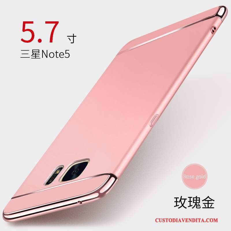 Custodia Samsung Galaxy Note 5 Creativo Telefono Anti-caduta, Cover Samsung Galaxy Note 5 Rosa Di Personalità