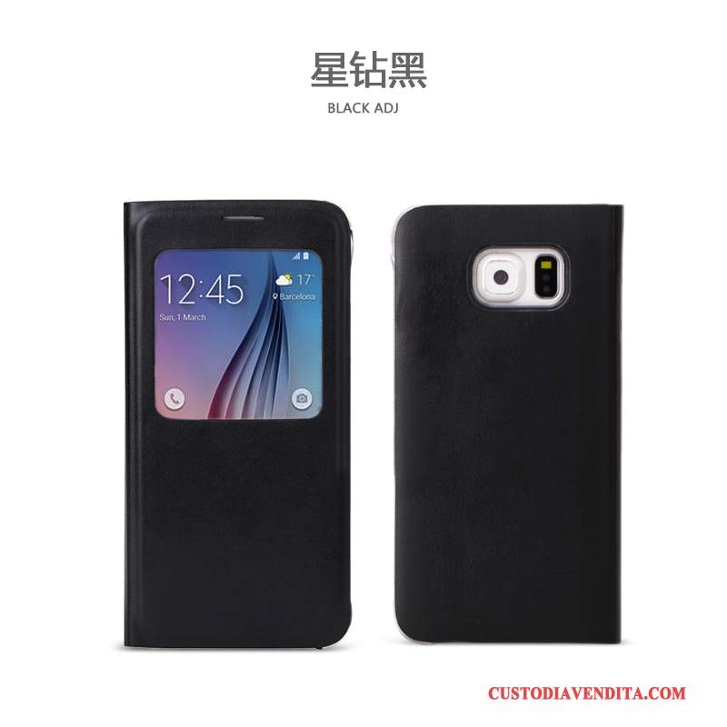 Custodia Samsung Galaxy Note 5 Pelle Telefono Dormienza, Cover Samsung Galaxy Note 5 Protezione Chiaro Anti-caduta