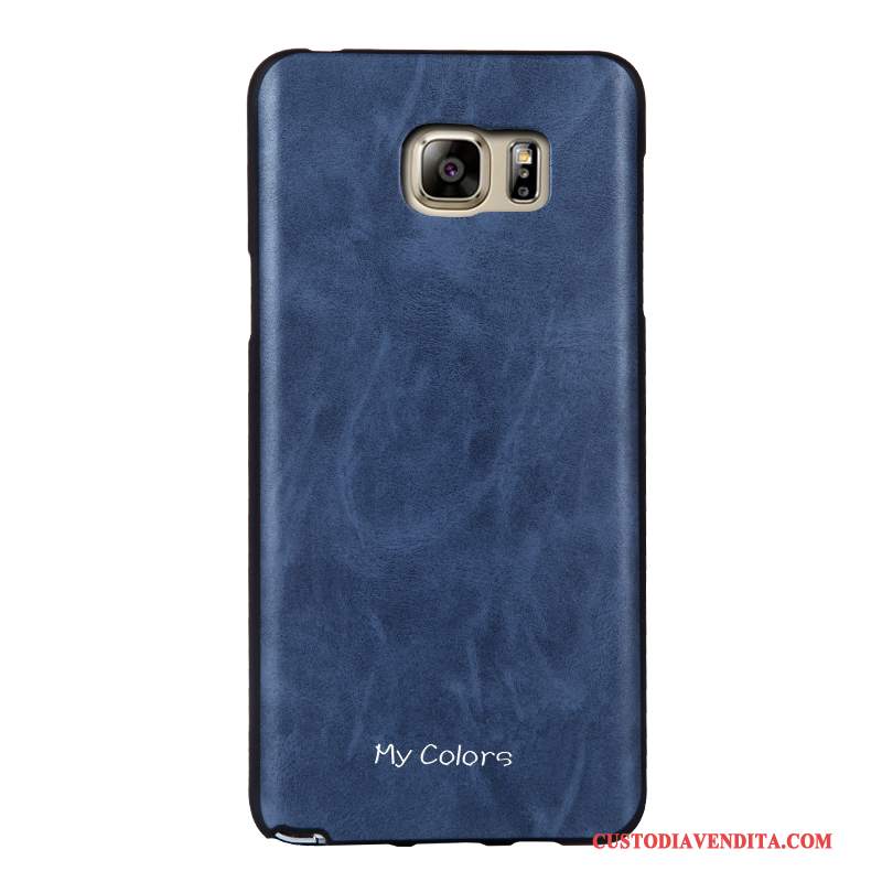 Custodia Samsung Galaxy Note 5 Pelle Telefono Rosso, Cover Samsung Galaxy Note 5 Protezione Morbido Affari