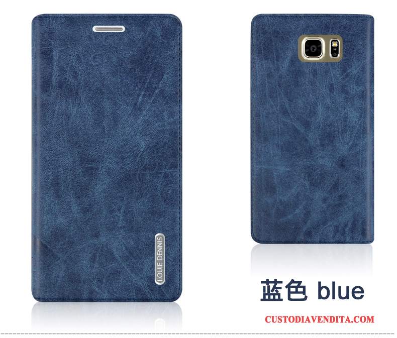 Custodia Samsung Galaxy Note 5 Protezione Porporatelefono, Cover Samsung Galaxy Note 5 Pelle Durevole