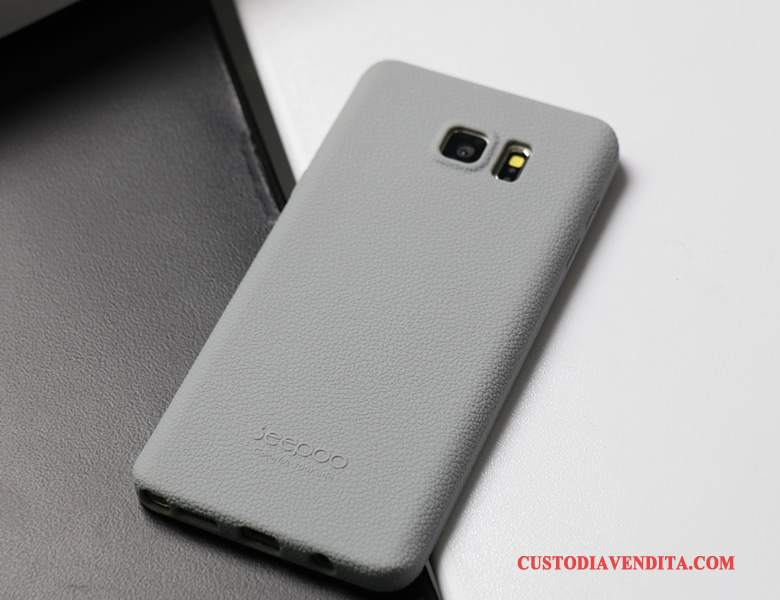 Custodia Samsung Galaxy Note 5 Silicone Telefono Panno, Cover Samsung Galaxy Note 5 Protezione Grigio