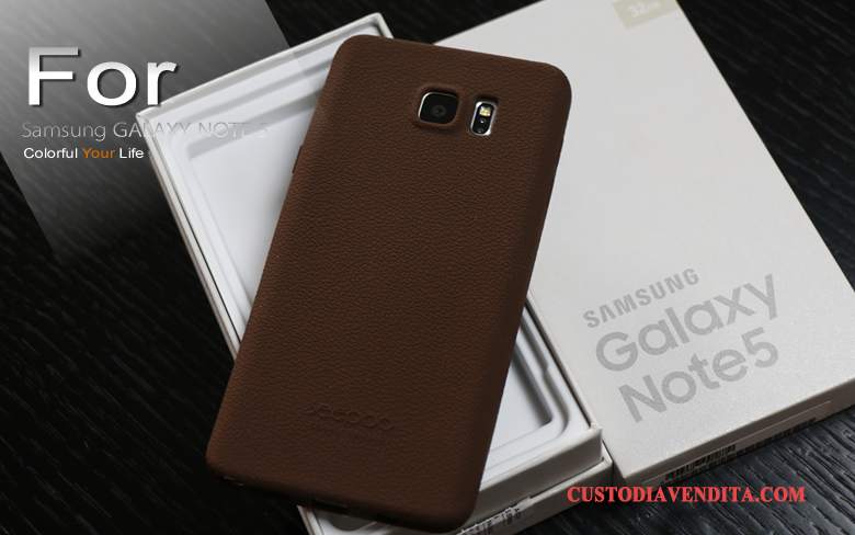 Custodia Samsung Galaxy Note 5 Silicone Telefono Panno, Cover Samsung Galaxy Note 5 Protezione Grigio