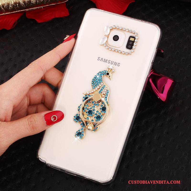 Custodia Samsung Galaxy Note 5 Strass Bianco, Cover Samsung Galaxy Note 5 Protezione