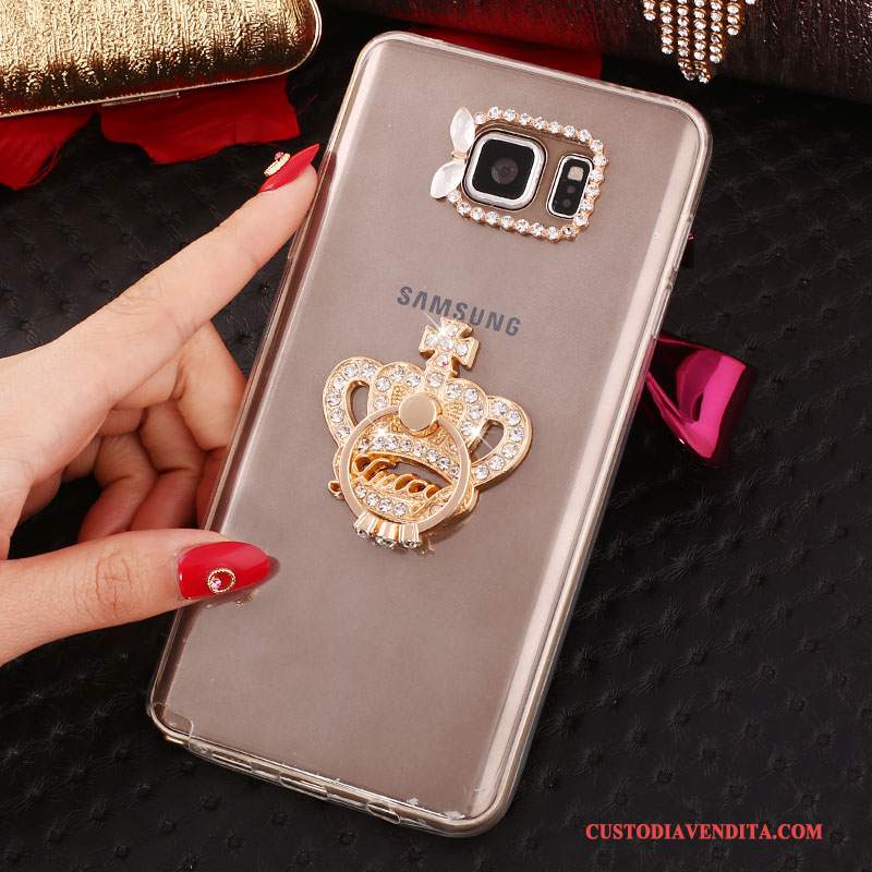 Custodia Samsung Galaxy Note 5 Strass Bianco, Cover Samsung Galaxy Note 5 Protezione