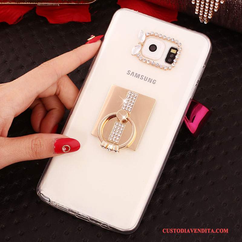 Custodia Samsung Galaxy Note 5 Strass Bianco, Cover Samsung Galaxy Note 5 Protezione