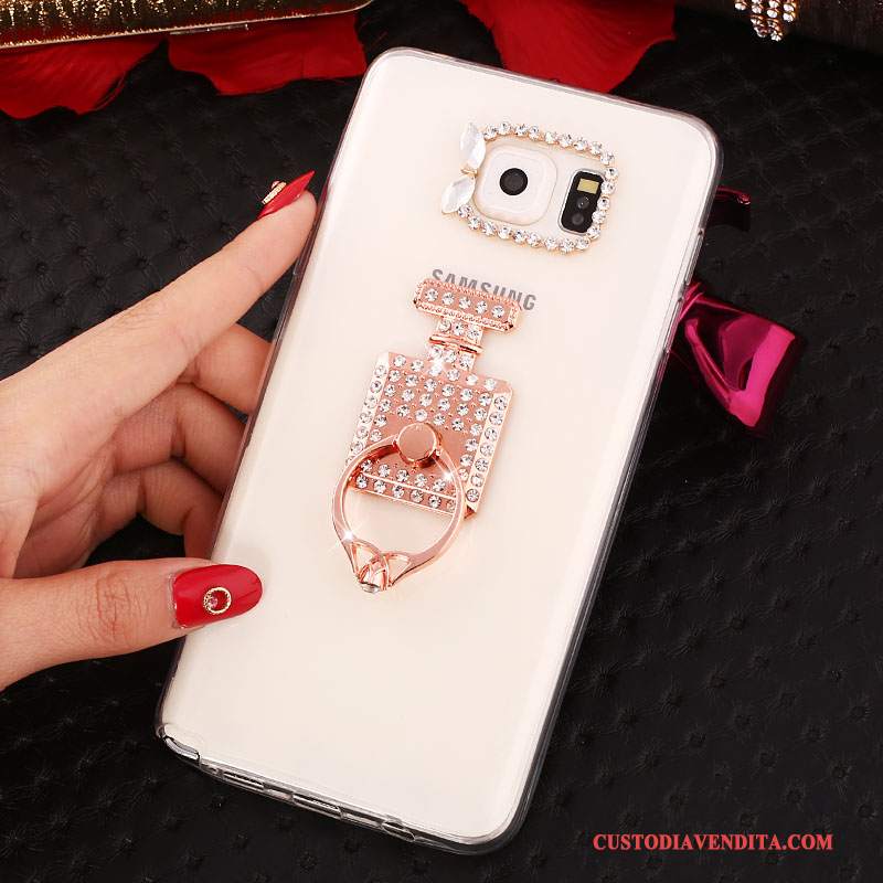 Custodia Samsung Galaxy Note 5 Strass Bianco, Cover Samsung Galaxy Note 5 Protezione